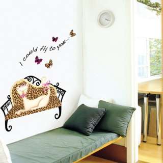 Cat Queen Adhesive Removable WALL Decor STICKERS Decals  