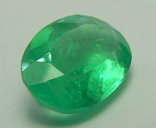 11cts Loose Natural Colombian Emerald ~ Oval Shape  