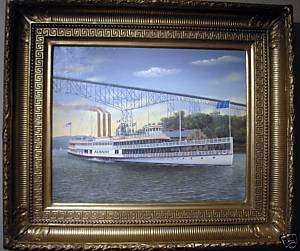Albert Nemethy Sr. Signed Hudson River Painting  