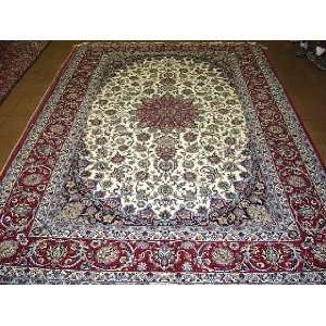   Knotted Isfahan Persian Rug   69x103 