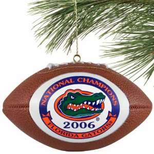 Florida Gators 2006 BCS National Champions Football Christmas Ornament
