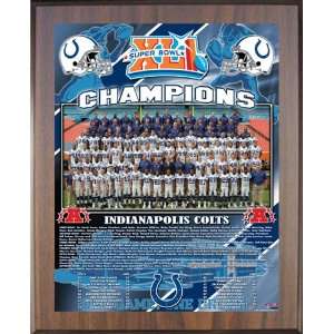   Colts Healy Plaque   2007 Super Bowl Champs: Sports & Outdoors