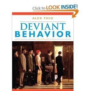  Deviant Behavior 10th Just Text Book Books