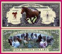 HORSE NOVELTY PLAY DOLLAR BILL MONEY  