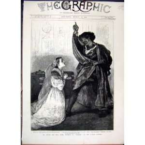   Irving Isabel Bateman Othello Lyceum Theatre Print