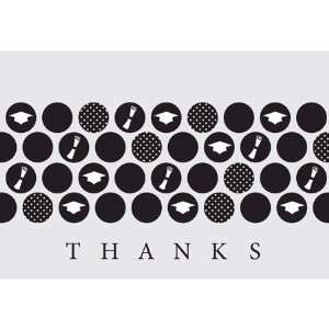  Masterpiece Studios   Grad Icons Thank You Note Card 