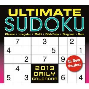  Ultimate Sudoku 2013 Daily Box Calendar