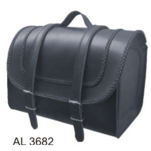   PVC Motorcycle Travel/Luggage Bag W/Braid Trim (14x9x10): Automotive