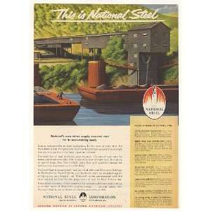  1952 National Steel Coal Mines Print Ad