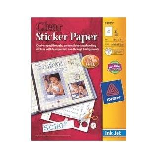  Paper, 8.5 x 11 Inches, Clear, Pack of 10 (04383)