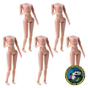 Set of 5 Female 8 Inch Figure Bodies Custom Body Mego  