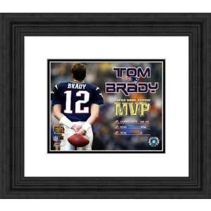    Framed Tom Brady New England Patriots Photograph: Home & Kitchen