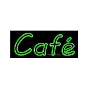  Cafe Outdoor Neon Sign 13 x 32: Sports & Outdoors
