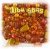 1lb Bulk assorted shapes sizes 6 12 glass beads Mixed  