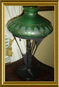   MFG. CO* ART DECO TABLE LAMP CIRCA 1925 WITH PROFESSIONAL APPRAISAL