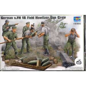  1/35 German Howitzer Firing Crew(5): Toys & Games