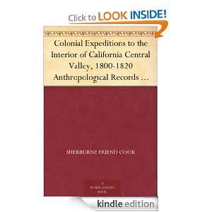   Central Valley, 1800 1820 Anthropological Records 16(6)239 292, 1958
