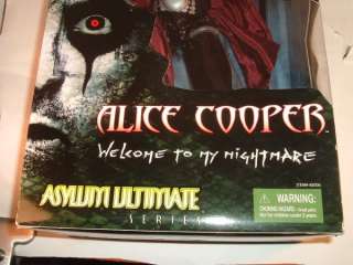 New Alice Cooper Welcome to my Nightmare Posable 18 Figure Art Asylum 