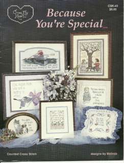 People Cross Stitch Patterns BECAUSE YOURE SPECIAL  