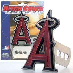  MLB Trailer Hitch Cover   LA Angels of Anaheim: Sports 