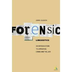  Forensic Linguistics An Introduction to Language, Crime 