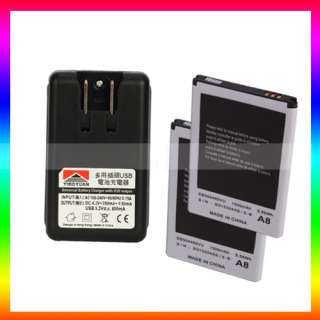 2xBattery+Dock Charger Samsung Galaxy Prevail M820 M920  