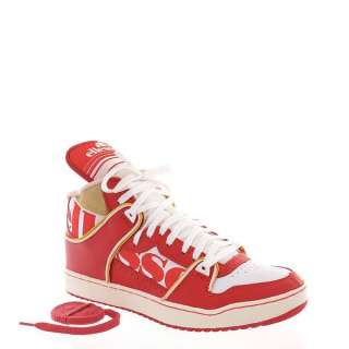 Ellesse Mens Athletic Shoes Assist 1 Red/Banana Leather  