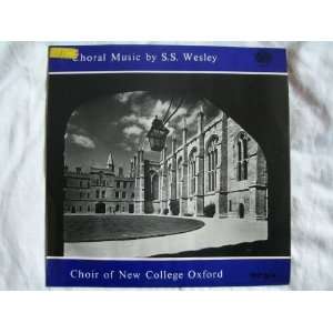   COLLEGE OXFORD Choral Music by SS Wesley LP Choir of New College