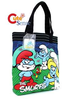 The Smurfs Tote Bag  Lather/ Canvas