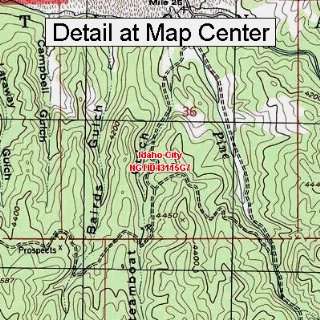   Map   Idaho City, Idaho (Folded/Waterproof)