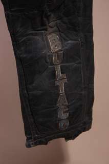 MENS VINTAGE LEATHER MOTOCROSS/MOTORCYCLE PANTS 29x27.5  