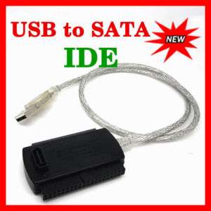 USB 2.0 to IDE SATA S ATA/2.5/3.5 Adapter Cable ★  