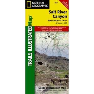  Salt River Canyon. Tonto NF. Trails Illustrated Map #852 