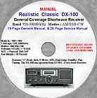 Realistic R/S ​DX100 Vintage Shortwave Rcvr Band AM/SSB/CW, DX 100 