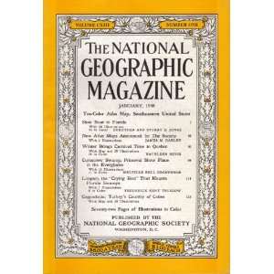  The National Geographic Magazine January, 1958 Multiple 