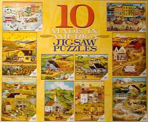 Made In America 10 Jigsaw Puzzles in One Box  