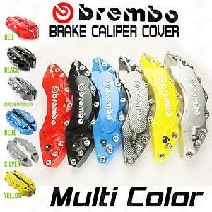 Brembo Look Brake Caliper Cover Kit Front+Rear Any Color! BMW Benz 