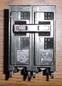 Siemens 2P 100 Amp Q2100 Type QP Circuit Breaker  