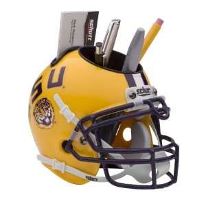  LSU Tigers Schutt NCAA Licensed Helmet Desk Caddy: Sports 