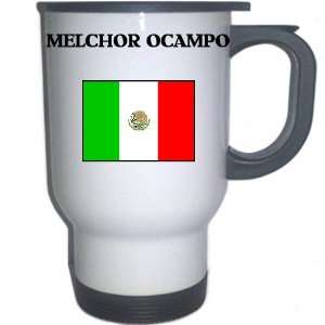  Mexico   MELCHOR OCAMPO White Stainless Steel Mug 