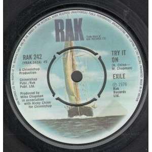   IT ON 7 INCH (7 VINYL 45) UK RAK 1976 EXILE (70S POP GROUP) Music