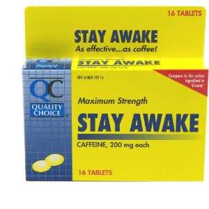  Strength Stay Awake Tablets, 16 tabs, 12 pk