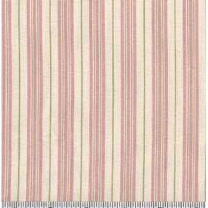   Romance Stripe Cream/Pink Fabric By The Yard: Arts, Crafts & Sewing