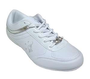 Baby Phat GIANA Womens White Silver Sporty Casual Sneaker  