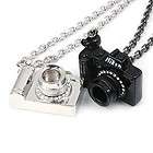 lovely black nikon Camera pendants black chain long necklace