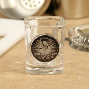  Pittsburgh Penguins 2009 Stanley Cup Champions 2oz. Square Shot 