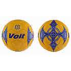 Voit Size 5 Axe Soccer Ball Deflated Sports Pro Yellow Blue 32045