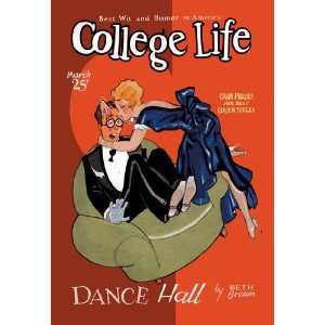  College Life March Issue 12x18 Giclee on canvas