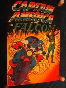 Captain America Falcon Black Light Third Eye Poster 71  