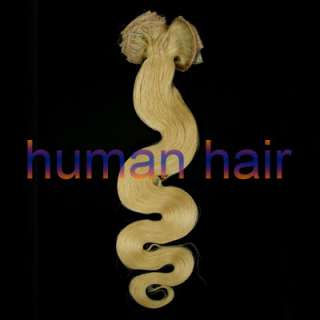 207pcs Wavy Human Hair Clips On In Extensions #1B,70g  